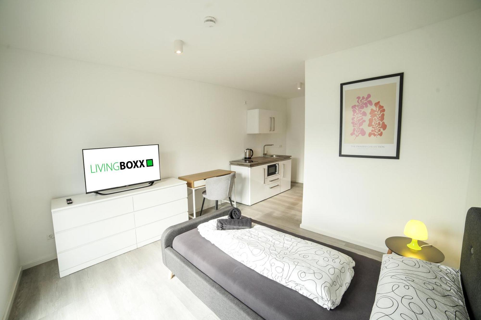 Livingboxx Karlsruhe - Messe I Neuwertige Apartments Mit Kueche Rheinstetten Kültér fotó